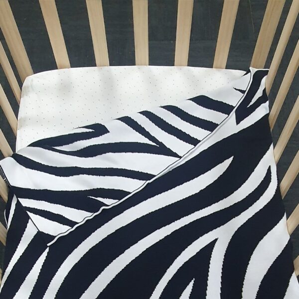 Zebra Name Blanket