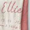 Birth Details Blanket