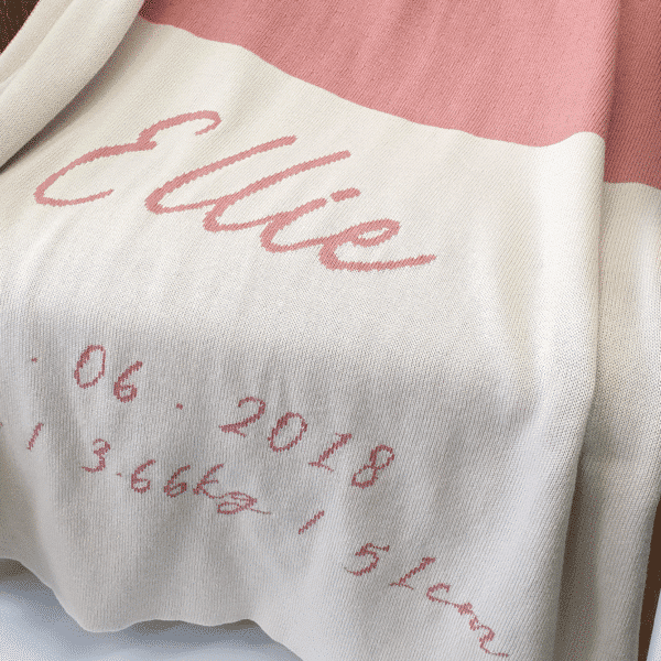Birth Details Blanket Birth Details Blanket