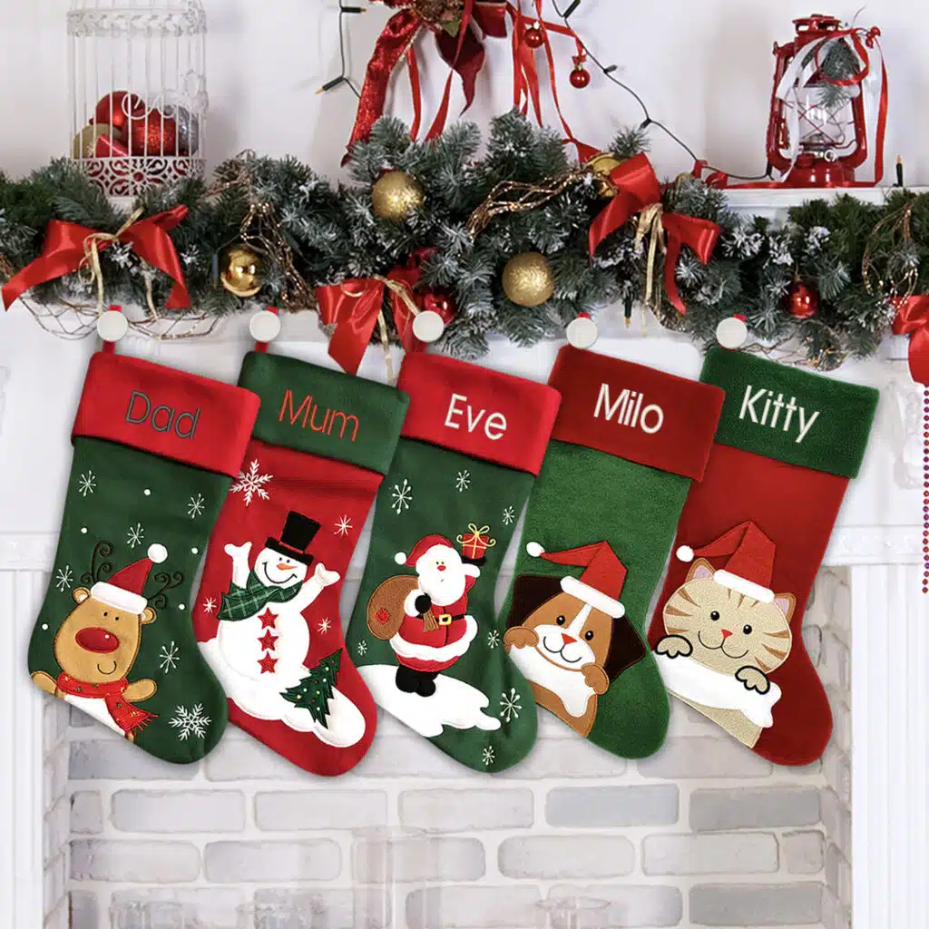Traditional Santa Christmas Stocking