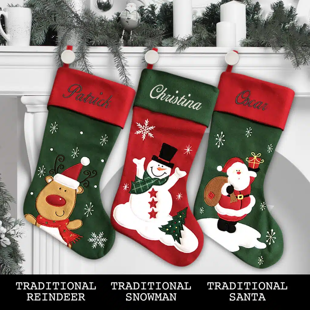 Traditional Santa Christmas Stocking