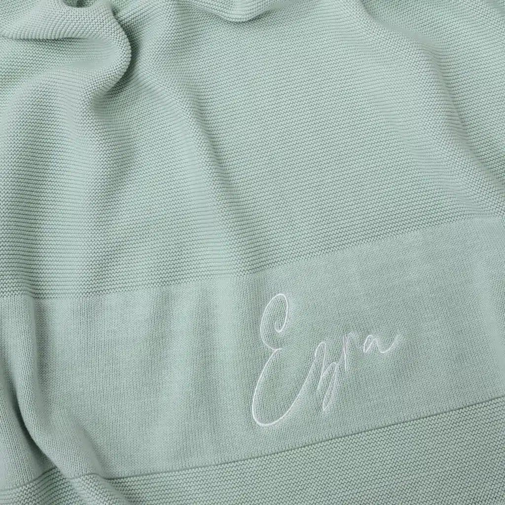 Mint Baby Blanket