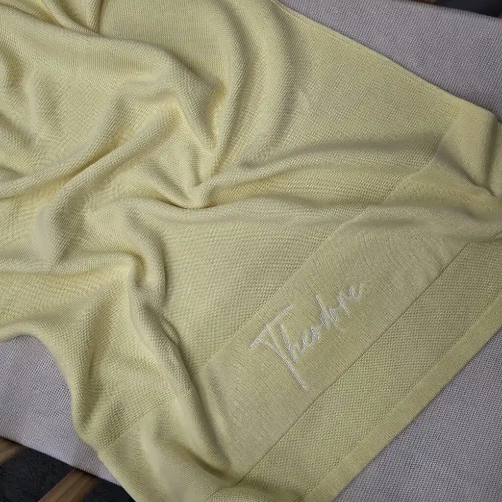 Lemon Baby Blanket