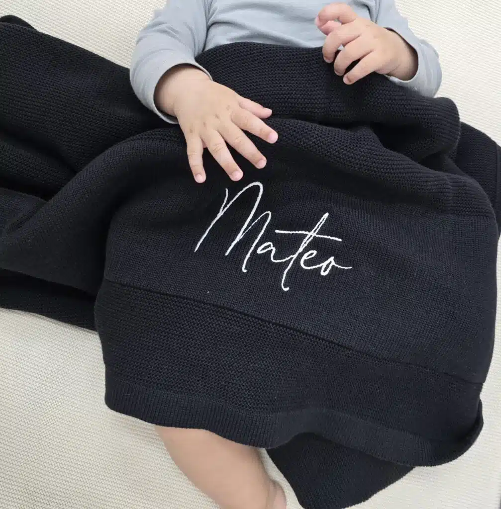 Black Baby Blanket