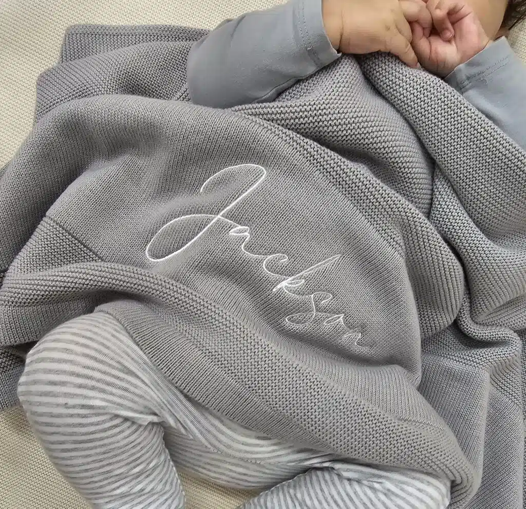 Grey Baby Blanket