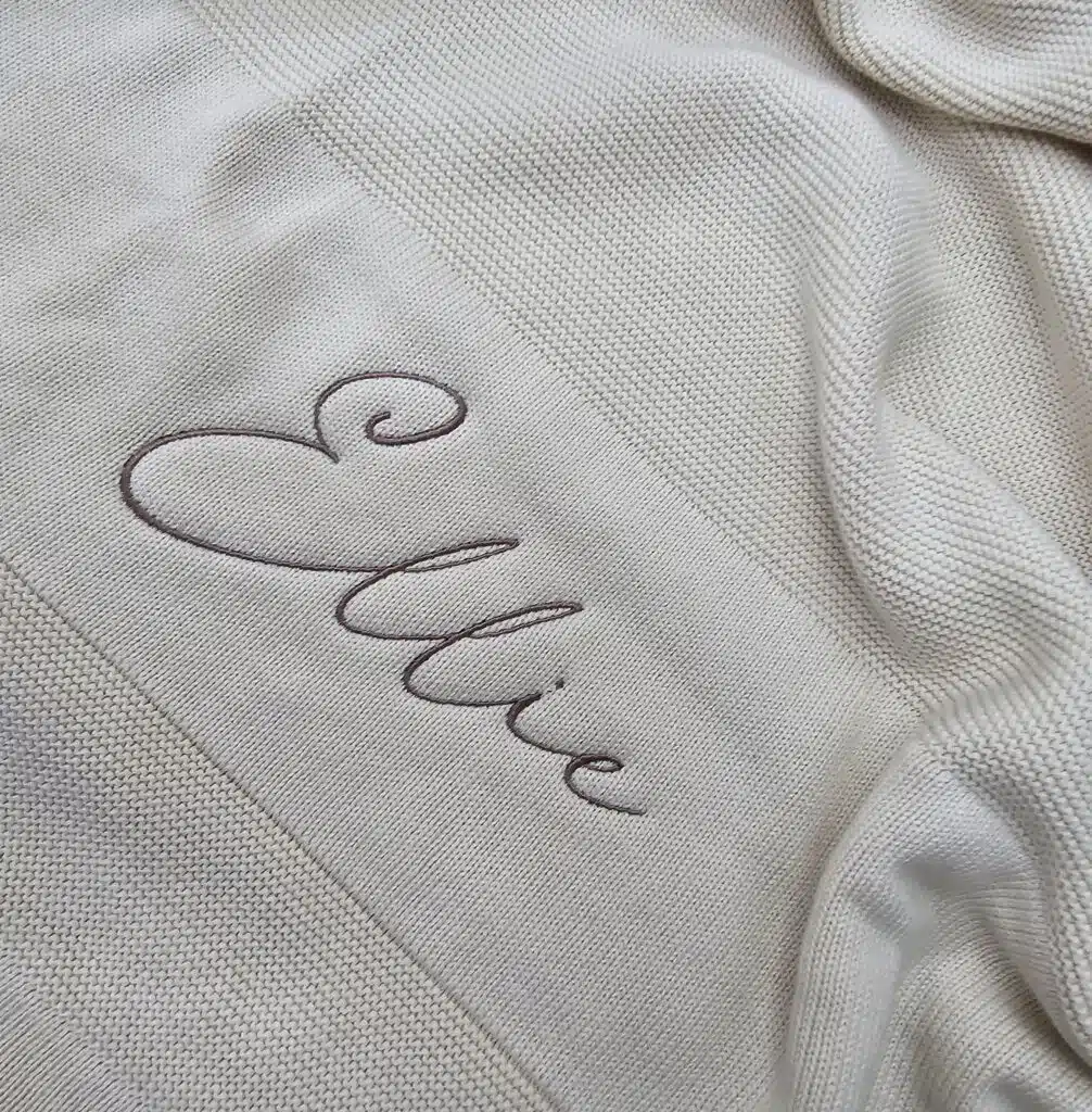 Cream Baby Blanket