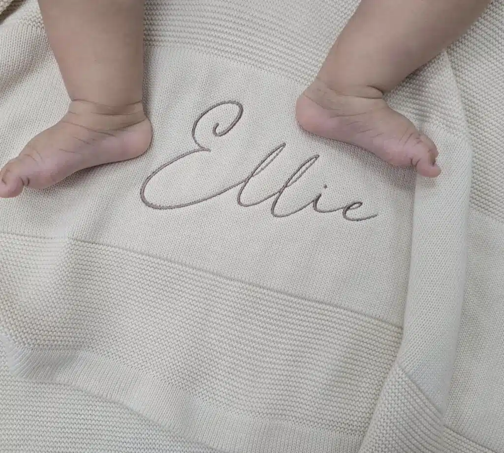 Cream Baby Blanket