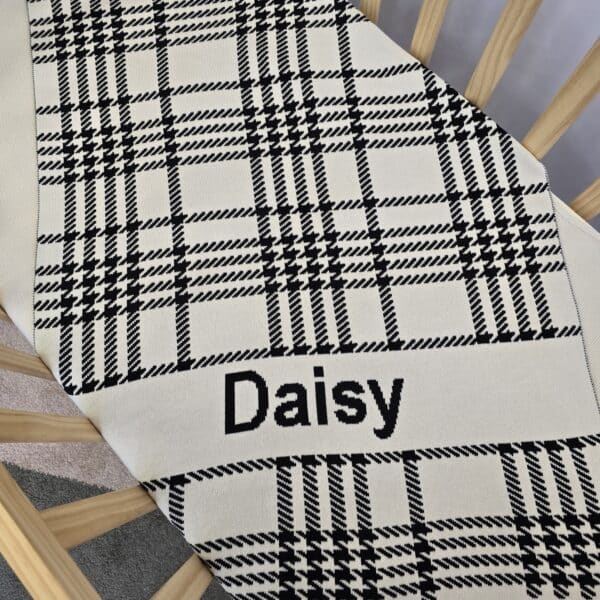 Custom Plaid Blanket Custom Plaid Blanket