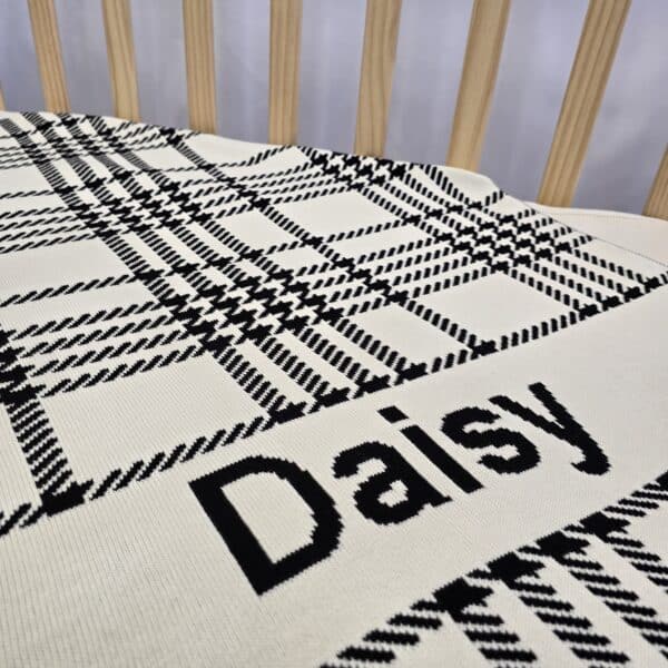 Custom Plaid Blanket Custom Plaid Blanket