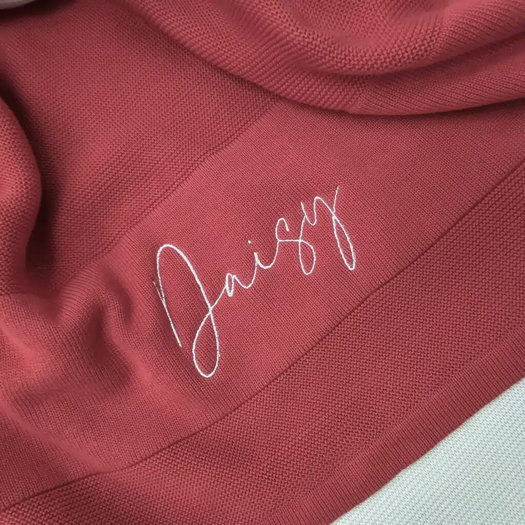 Ruby Baby Blanket