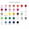 Custom Baby Blanket colours available