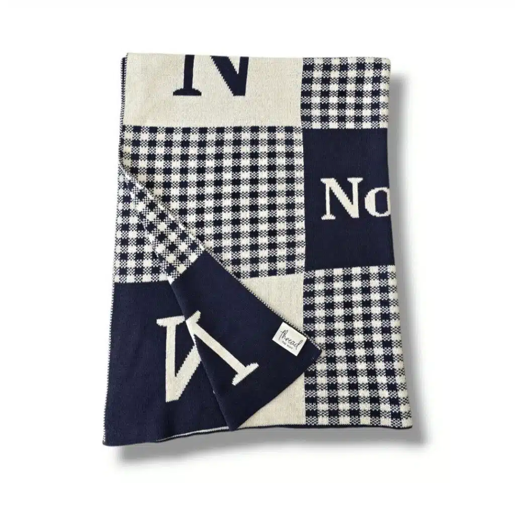 Custom Signature Gingham Blanket
