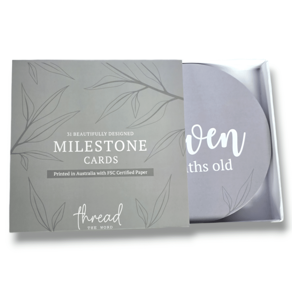 Grey Milestone Cards