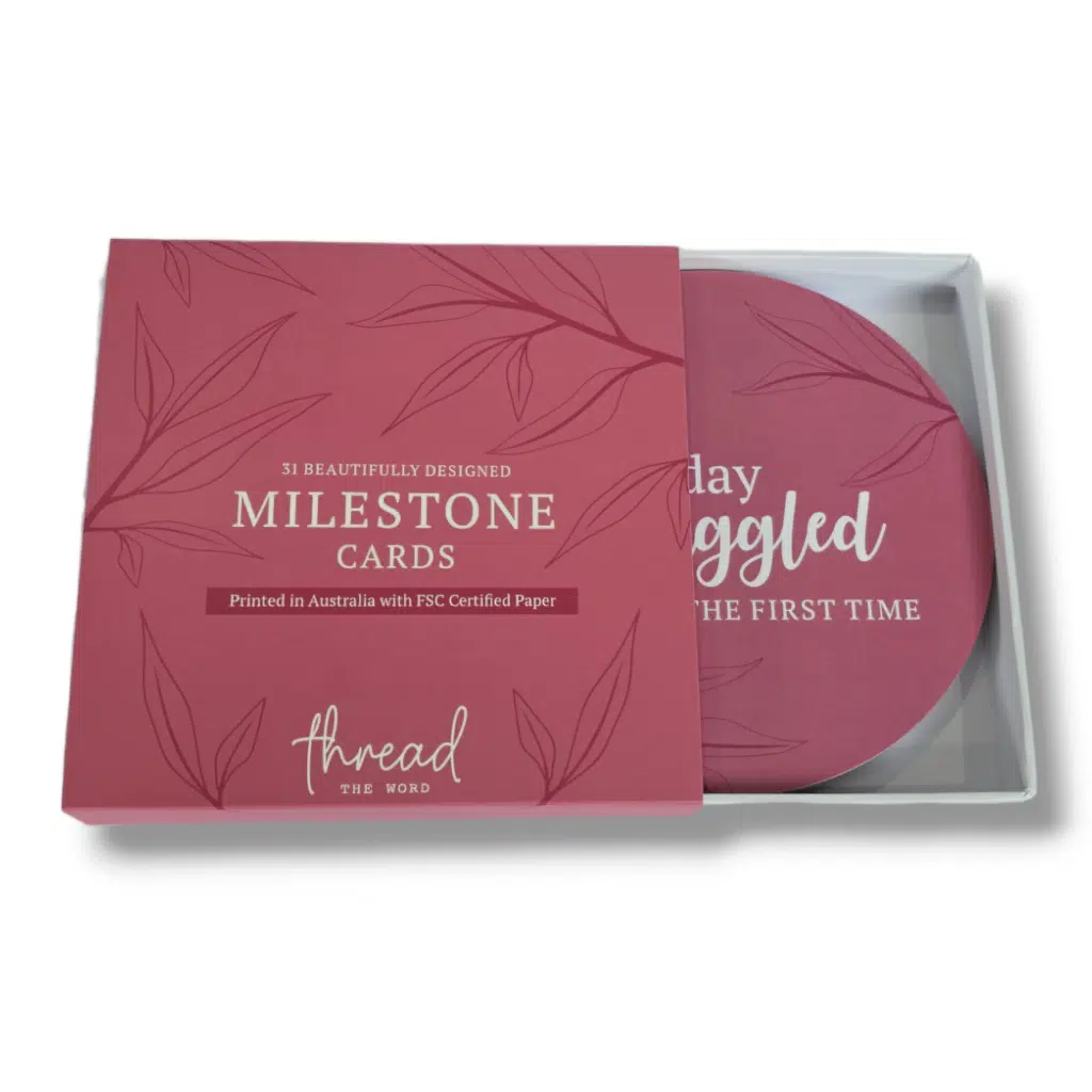 Rose Milestone Cards