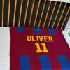 Custom Thick Stripe Jersey Blanket
