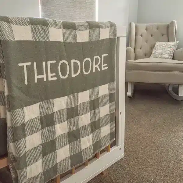 Custom Gingham Blanket