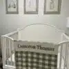 Custom Gingham Blanket