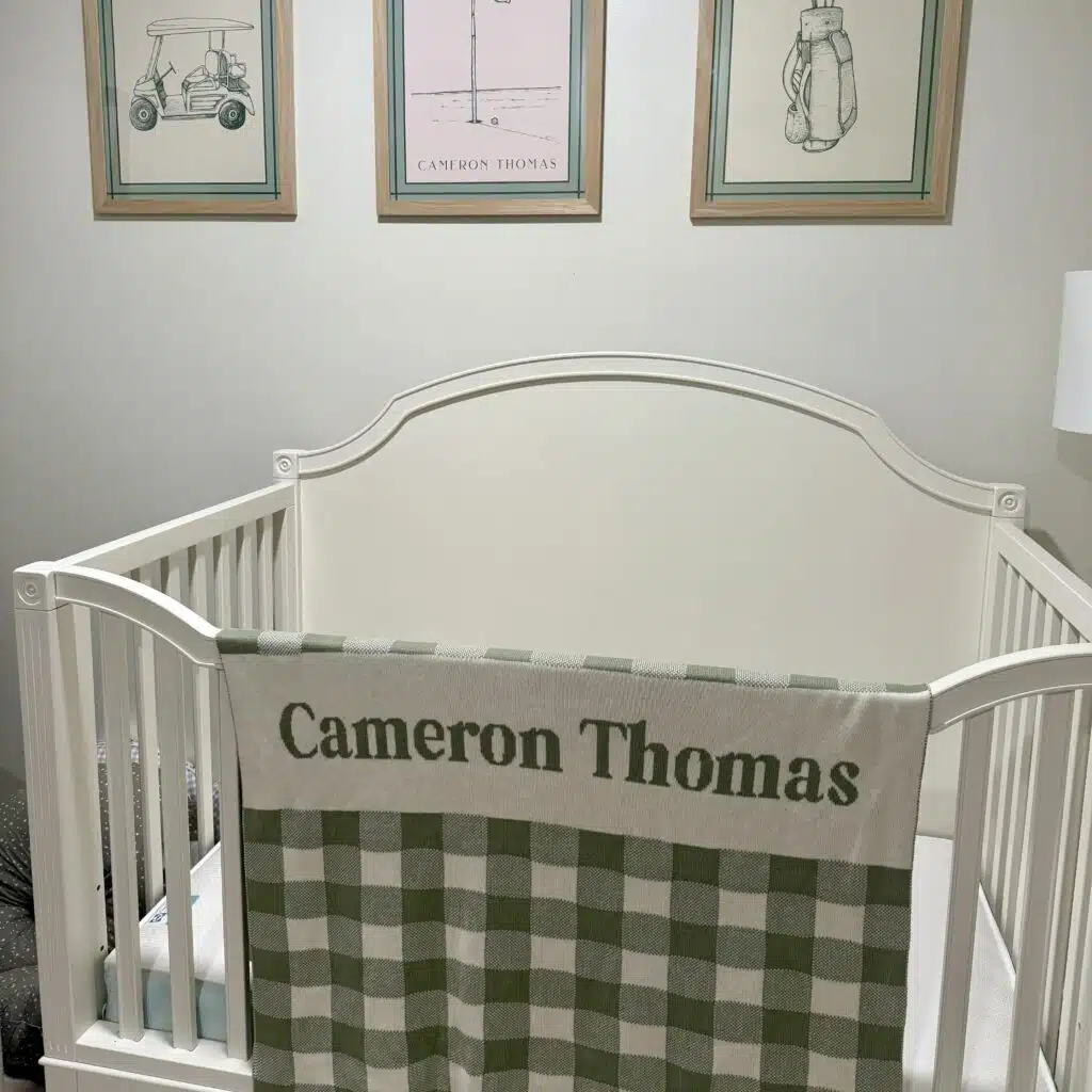 Custom Gingham Blanket