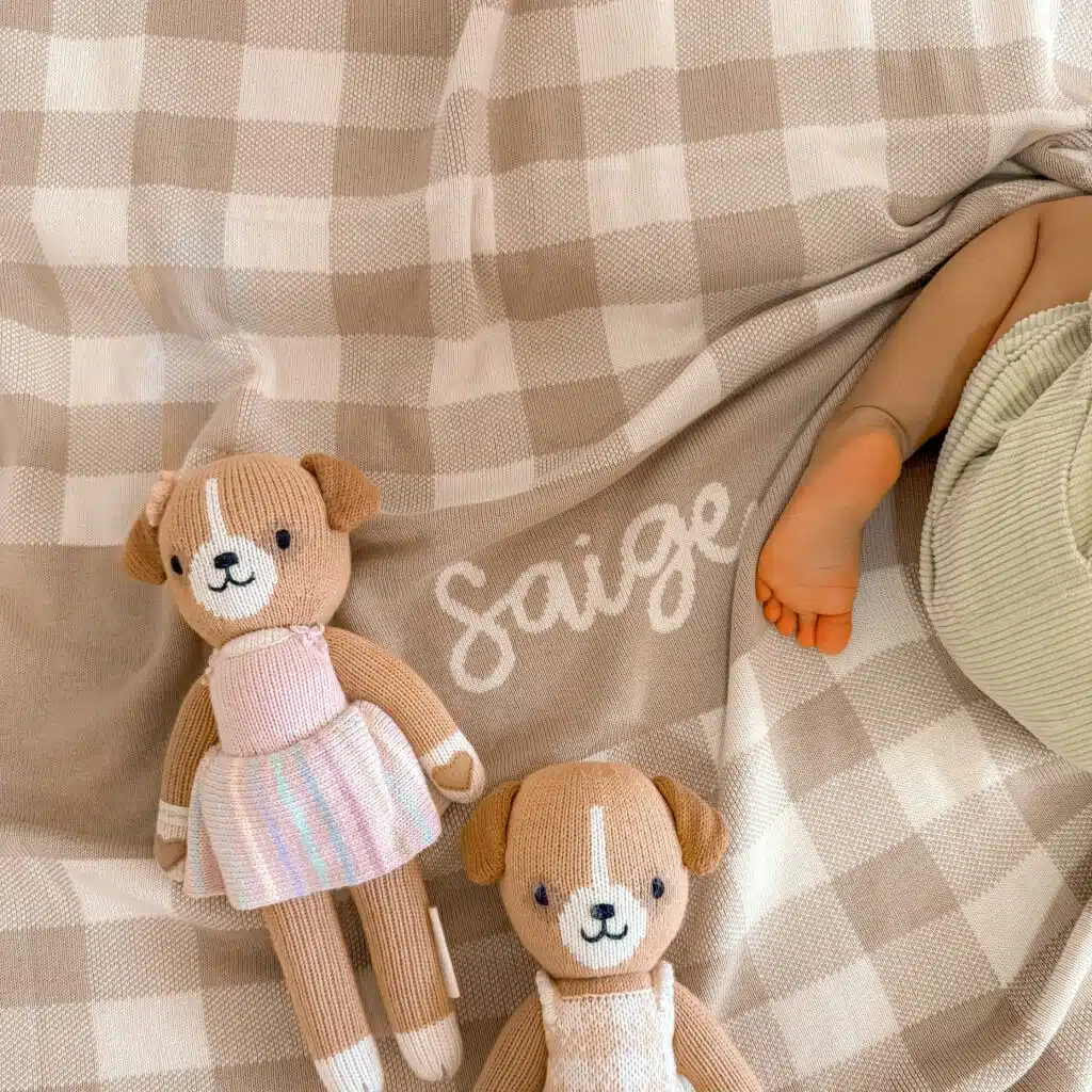 Custom Gingham Blanket