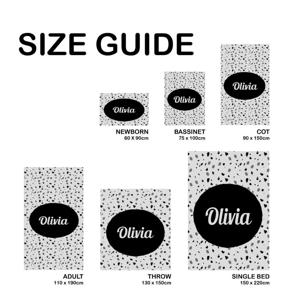 Custom Terrazzo Blanket