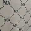 Custom Argyle Letter Blanket