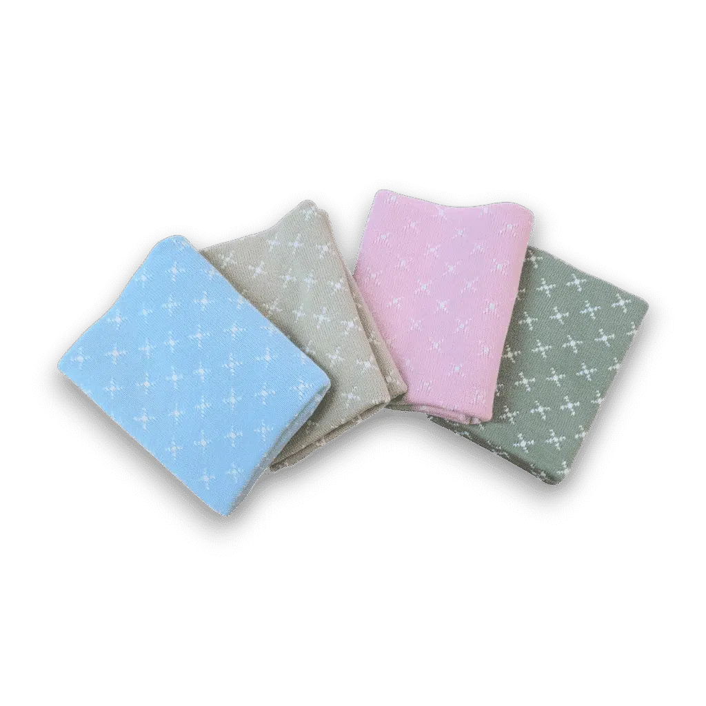 Premmie Blanket - Baby Pink Crosses