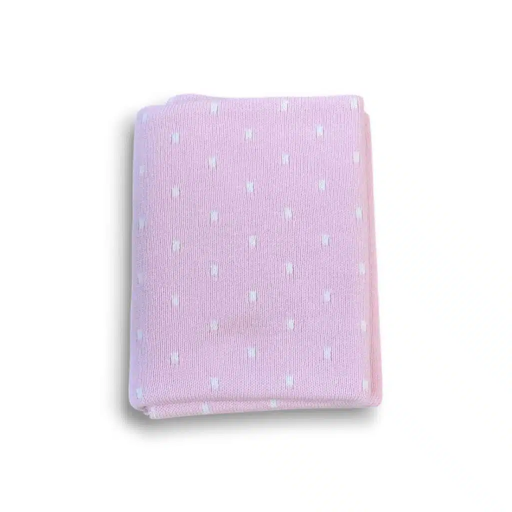 Premmie Blanket - Baby Pink Spots
