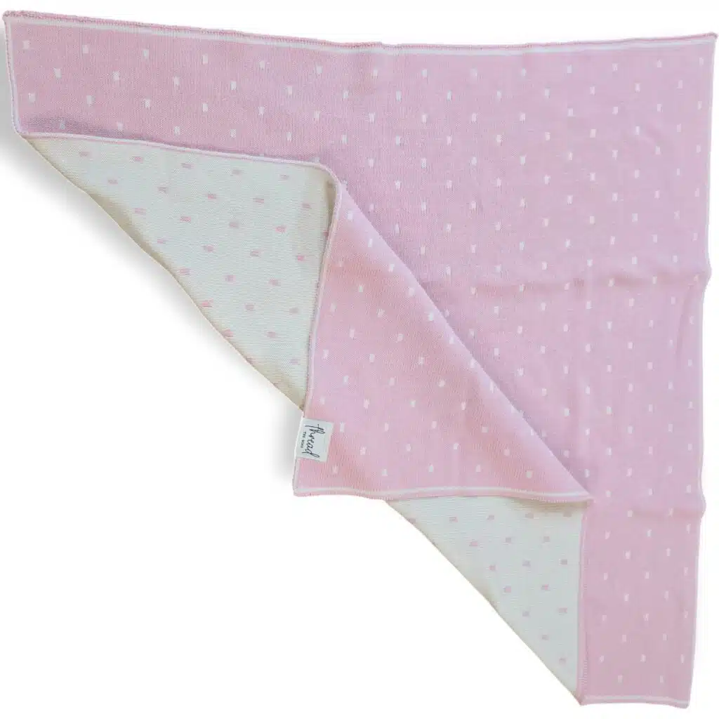 Premmie Blanket - Baby Pink Spots