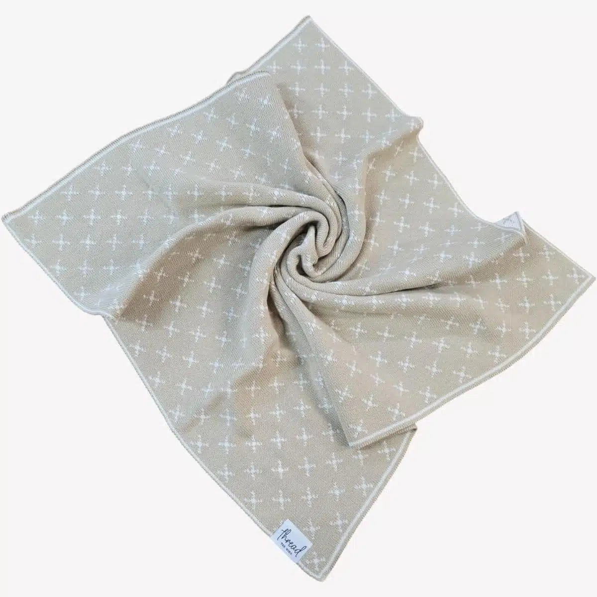 Premmie Blanket – Sage Crosses