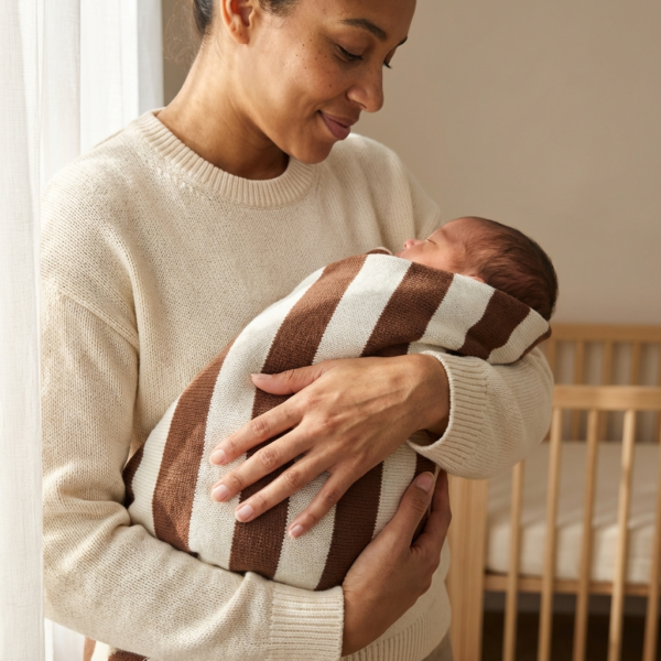 The Chunky Stripe Blanket The Chunky Stripe Blanket