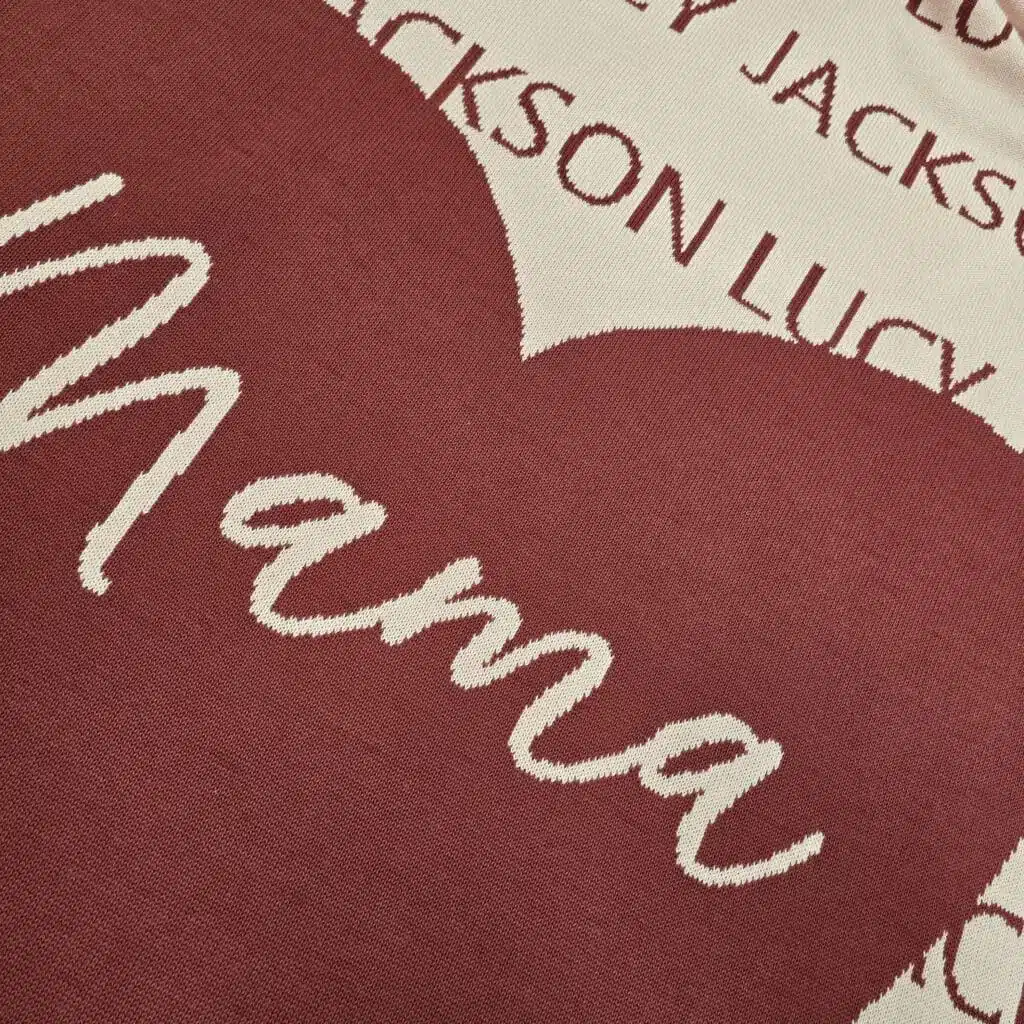 Custom Tiled Heart Blanket